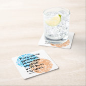 Mahatma Gandhi Heart Quotes Rechteckiger Pappuntersetzer (Vor Ort)