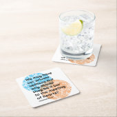 Mahatma Gandhi Heart Quotes Rechteckiger Pappuntersetzer (Vor Ort)