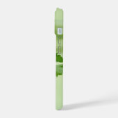 Mahatma Gandhi Inspiration Zitat "Be the change" iPhone 15 Hülle (Linke Seite)