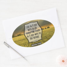 Mahatma Gandhi Inspiration Zitat "Live"