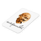 Mahatma Gandhi Magnet (Linke Seite)