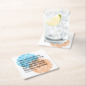 Mahatma Gandhi Mind Quotes Rechteckiger Pappuntersetzer (Vor Ort)