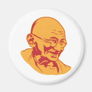 Mahatma Gandhi Portrait Magnet