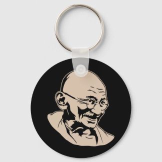 Mahatma Gandhi Portrait Schlüsselanhänger