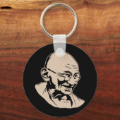Mahatma Gandhi Portrait Schlüsselanhänger (Vorderseite)