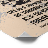 Mahatma Gandhi Poster (Ecke)