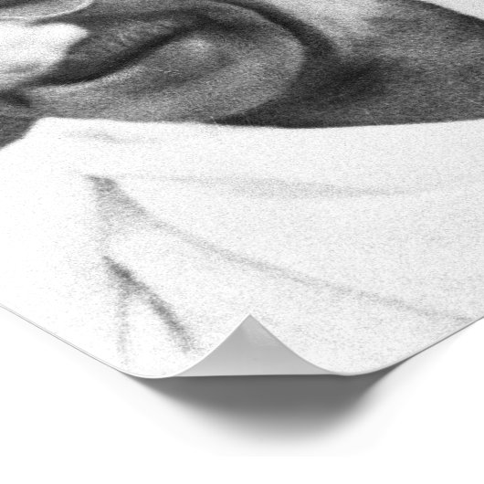 Mahatma Gandhi Poster (Ecke)