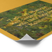 Mahatma Gandhi Poster (Ecke)