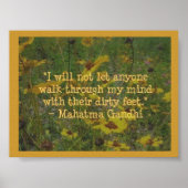 Mahatma Gandhi Poster (Vorne)