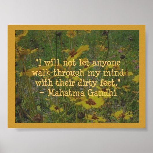 Mahatma Gandhi Poster (Vorne)