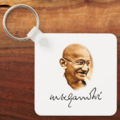 Mahatma Gandhi Schlüsselanhänger (Vorderseite)
