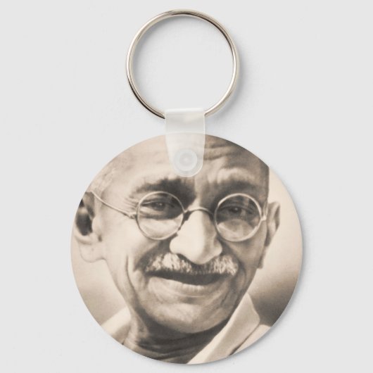 Mahatma Gandhi Schlüsselanhänger (Vorderseite)