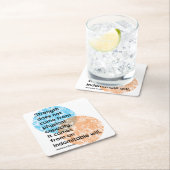 Mahatma Gandhi Strength Quotes Rechteckiger Pappuntersetzer (Vor Ort)