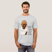 Mahatma Gandhi Themed T-Shirt (Vorne ganz)