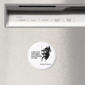 Mahatma Gandhi - Tierrechte Magnet (In Situ (Geschirrspüler))