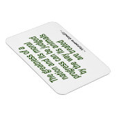 Mahatma Gandhi Zitat Magnet (Rechte Seite)