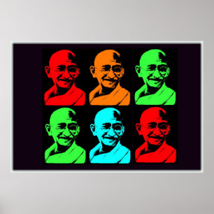 Mahatma- Gandhicollage Poster