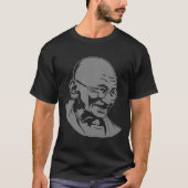 Mahatma- Gandhiporträt-T - Shirt (Vorderseite)