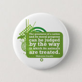 Mahatma- Gandhizitat Button (Vorderseite)