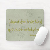 Mahatma- Gandhizitat Mousepad (Mit Mouse)