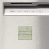 Mahatma Ghandi Quote Magnet (In Situ (Geschirrspüler))