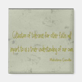 Mahatma Ghandi Quote Magnet