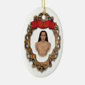 Mahavatar Babaji Glücks-Verzierung Keramikornament (Rechts)