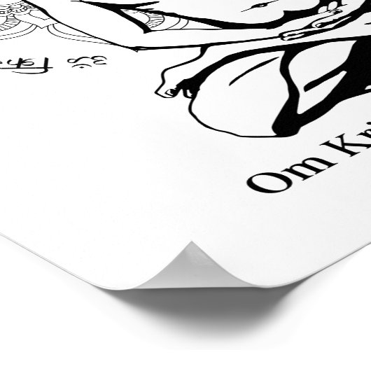 Mahavatar Babaji Poster (Ecke)