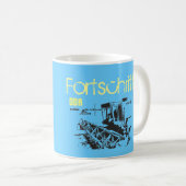 Mähdrescher DDR Kaffeetasse (VorderseiteRechts)