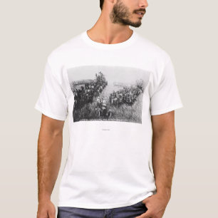 Mähdrescher-Szene T-Shirt