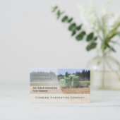 Mähdrescher-Visitenkarte Visitenkarte (Stehend Vorderseite)