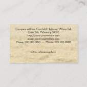 Mähdrescher-Visitenkarte Visitenkarte (Rückseite)