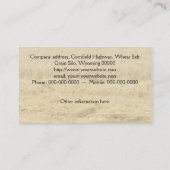 Mähdrescher-Visitenkarte Visitenkarte (Rückseite)