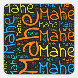 Mahe Quadratischer Aufkleber