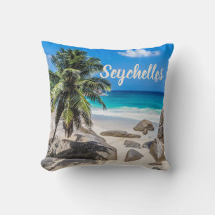 Mahe Seychellen Carana Beach Geschenk Kissen