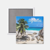 Mahe Seychelles Carana Beach Geschenk Magnet (Vorderseite/Rückseite)