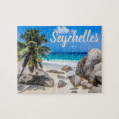 Mahe Seychelles Carana Beach Geschenk Puzzle (Horizontal)