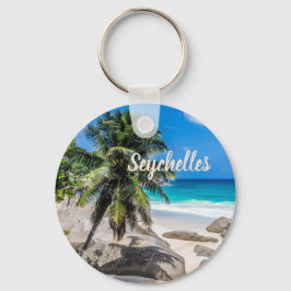 Mahe Seychelles Carana Beach Geschenk Schlüsselanhänger