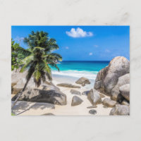 Mahe Seychelles Carana Beach Geschenkposter