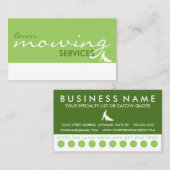 mähende Dienstleistungen des Rasens (Farbe Visitenkarte (Vorne/Hinten)