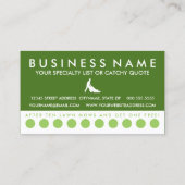 mähende Dienstleistungen des Rasens (Farbe Visitenkarte (Rückseite)