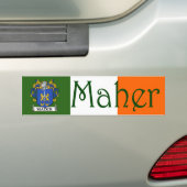 Maher Coat of Arms Flag Autoaufkleber (Auf Auto)