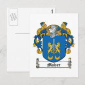 Maher Familienwappen Postkarte (Vorne/Hinten)