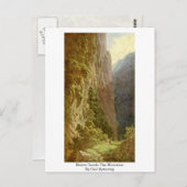 Mäher im Gebirge Von Carl Spitzweg Postkarte (Vorne/Hinten)