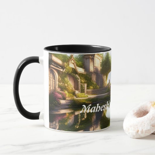 Mahesh Morning Tea Tasse (Mit Donut)