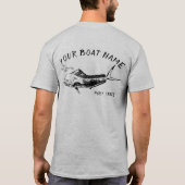 Mahi Boots-Namen-Shirt T-Shirt (Rückseite)