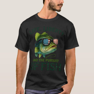 Mahi-Mahi Amerikanischer Flaggen-Abzeichen T-Shirt