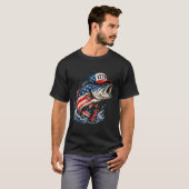 Mahi-Mahi-Angler-Abzeichen T-Shirt (Vorne ganz)