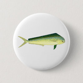 Mahi Mahi - Delphin-Fisch-Kunst Button