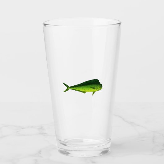 Mahi Mahi - Dolphin Fish - Dorado Glas (Vorderseite)